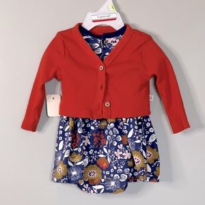 HONEST Baby Girls 2-pc. Dress Set